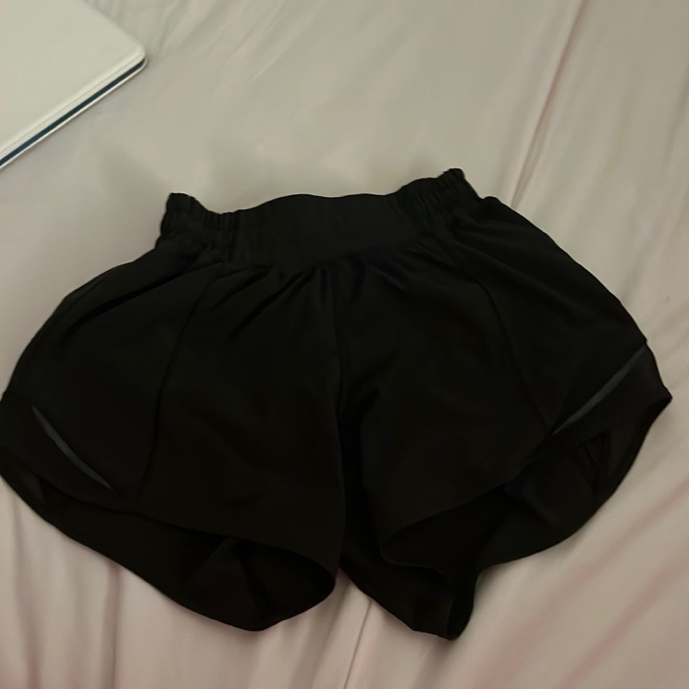 Lulu lemon hotty hot shorts, barley worn